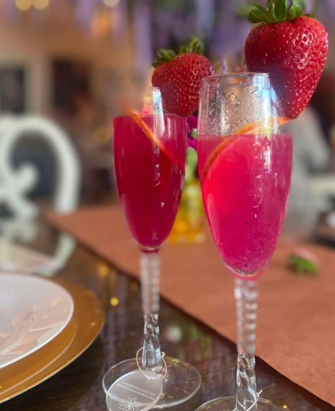 Encantos de copa de vino