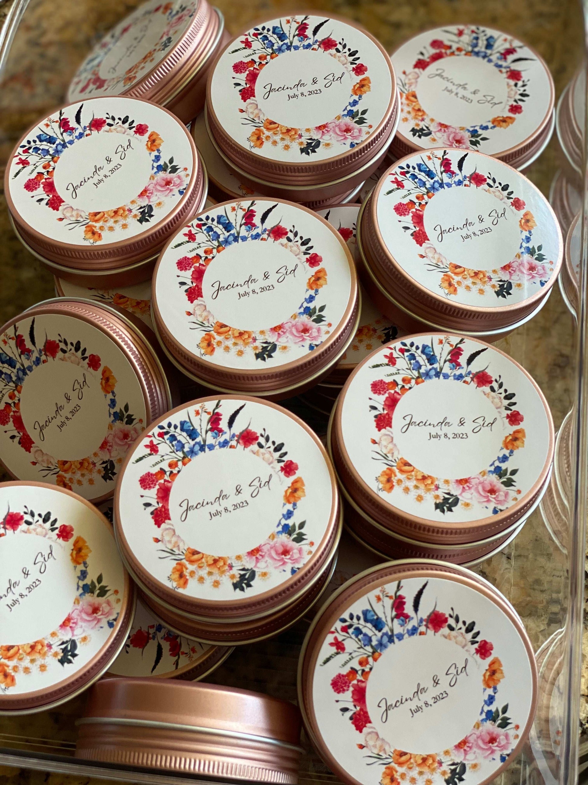 Custom Mini Candles