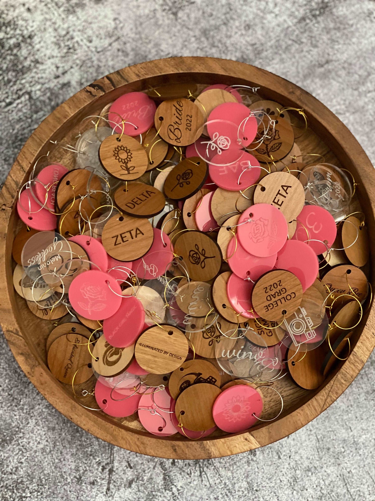 Wine Glass Charms