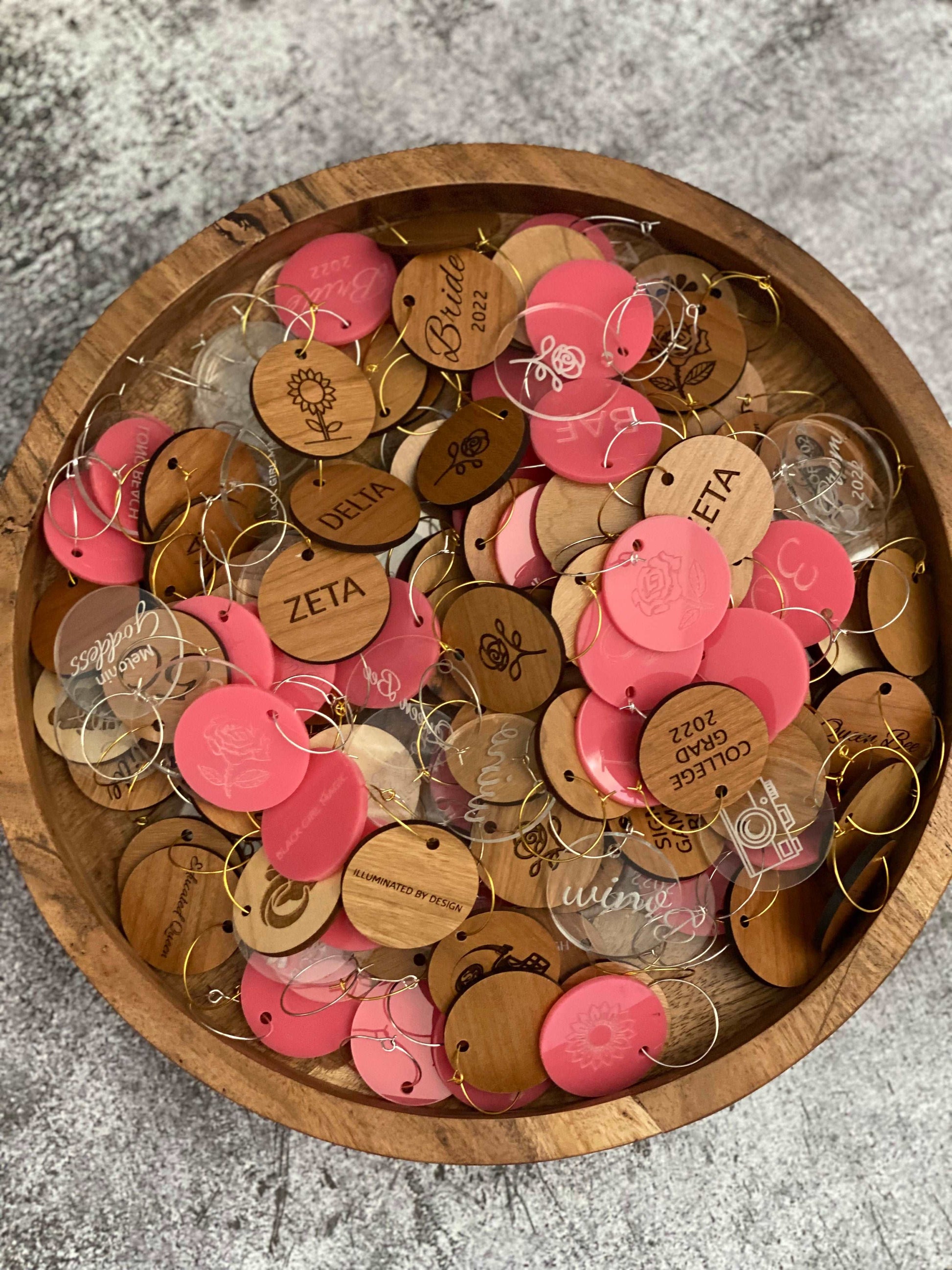 Wine Glass Charms