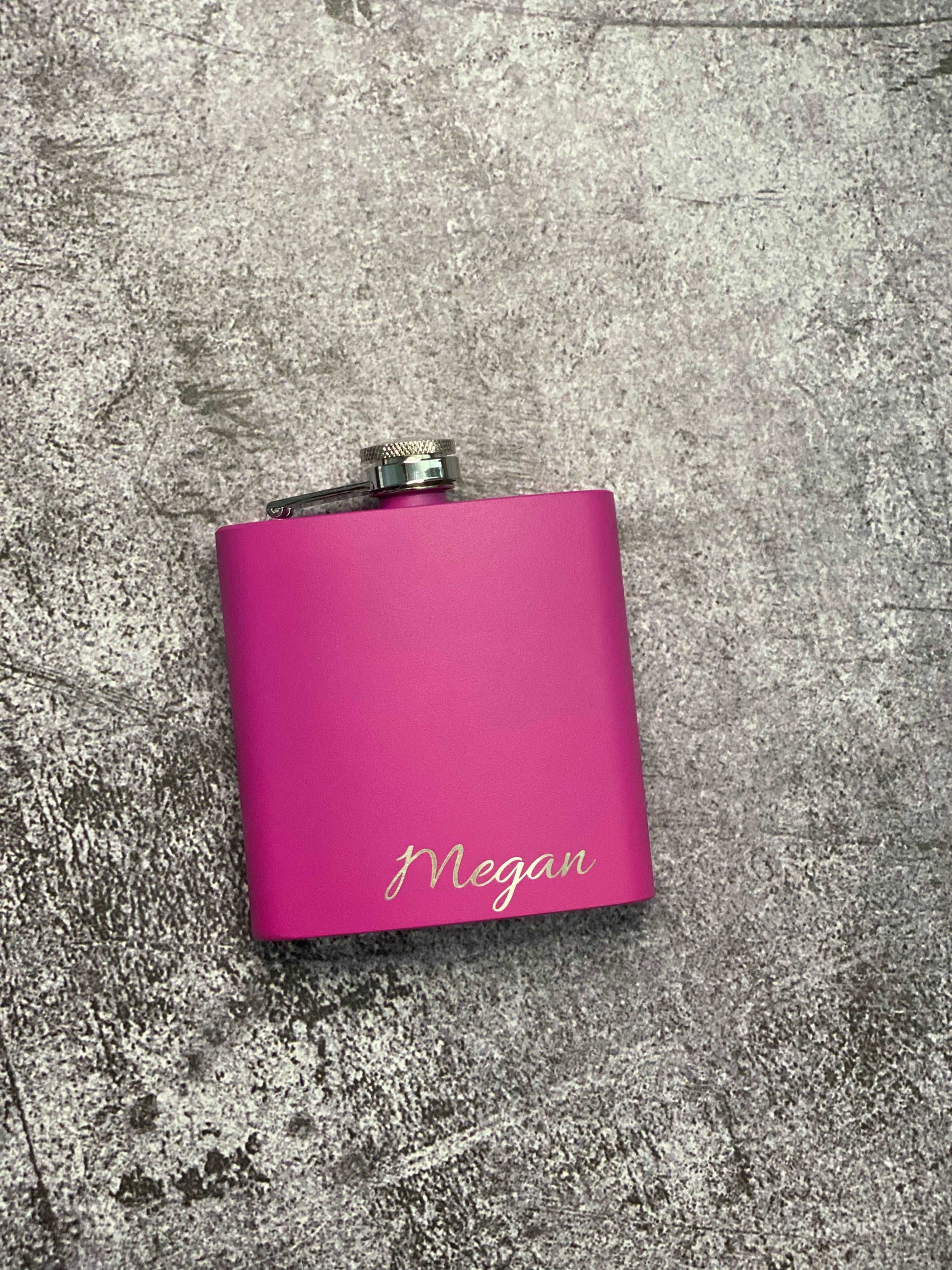 Engraved Drinking Flask