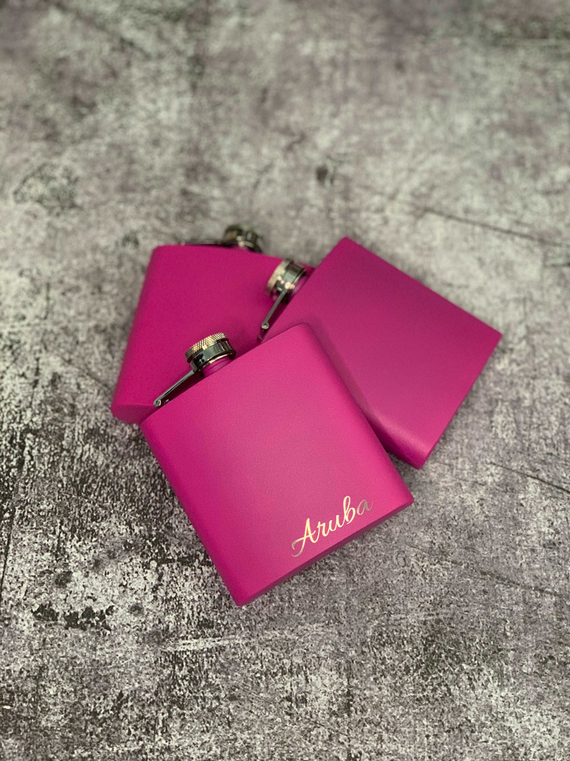 Engraved Drinking Flask
