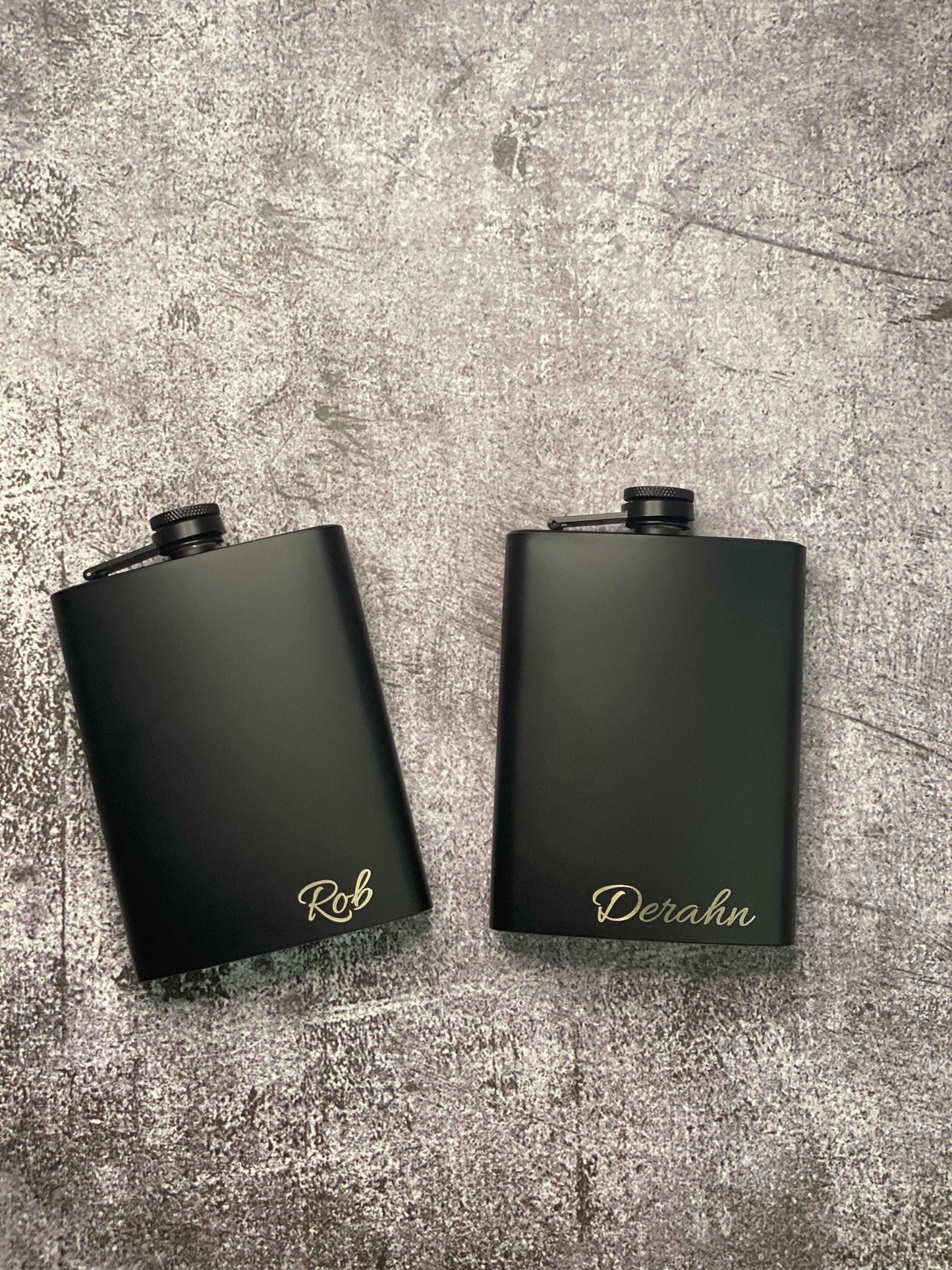 Engraved Drinking Flask