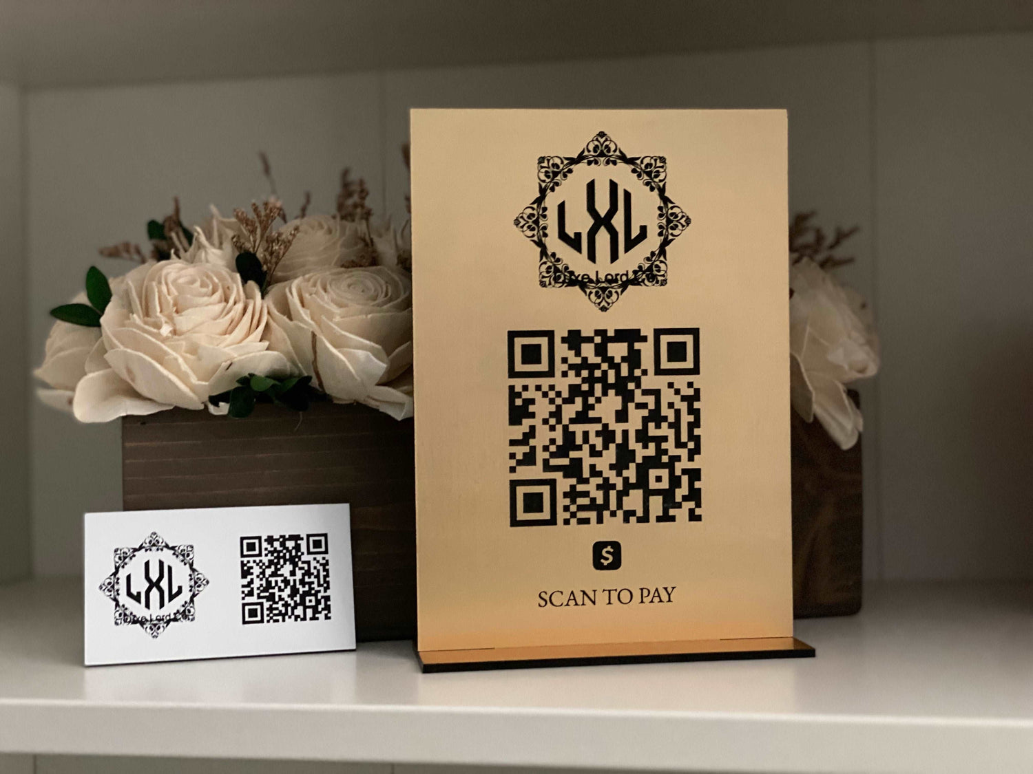 Business Signs & QR Displays