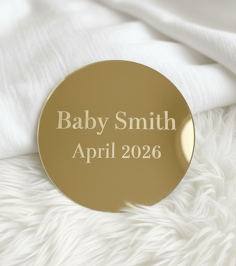 Baby Name Birth Announcement Sign