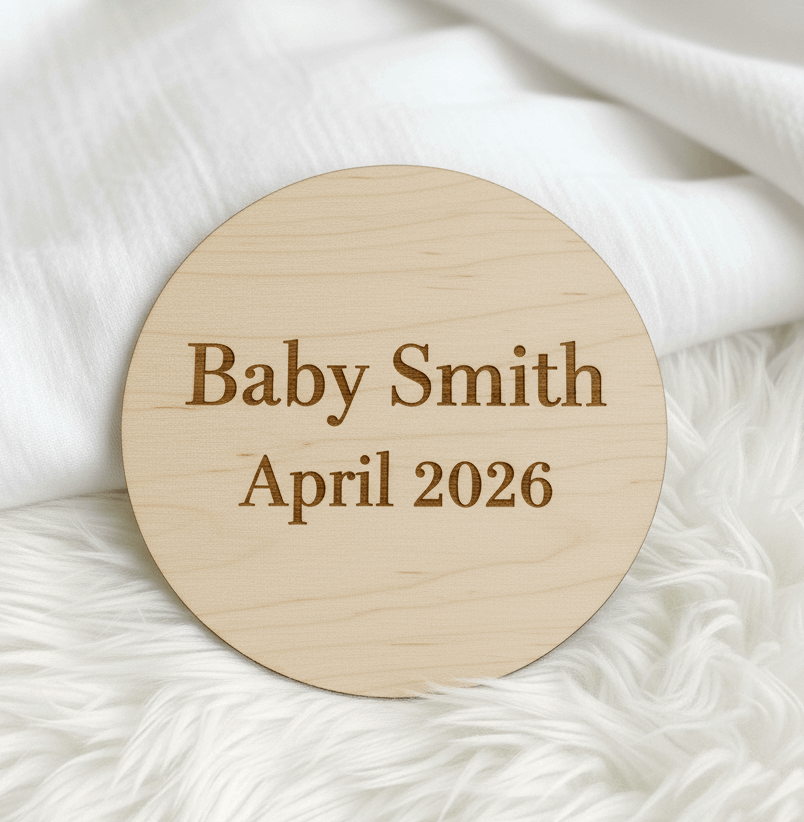 Baby Name Birth Announcement Sign