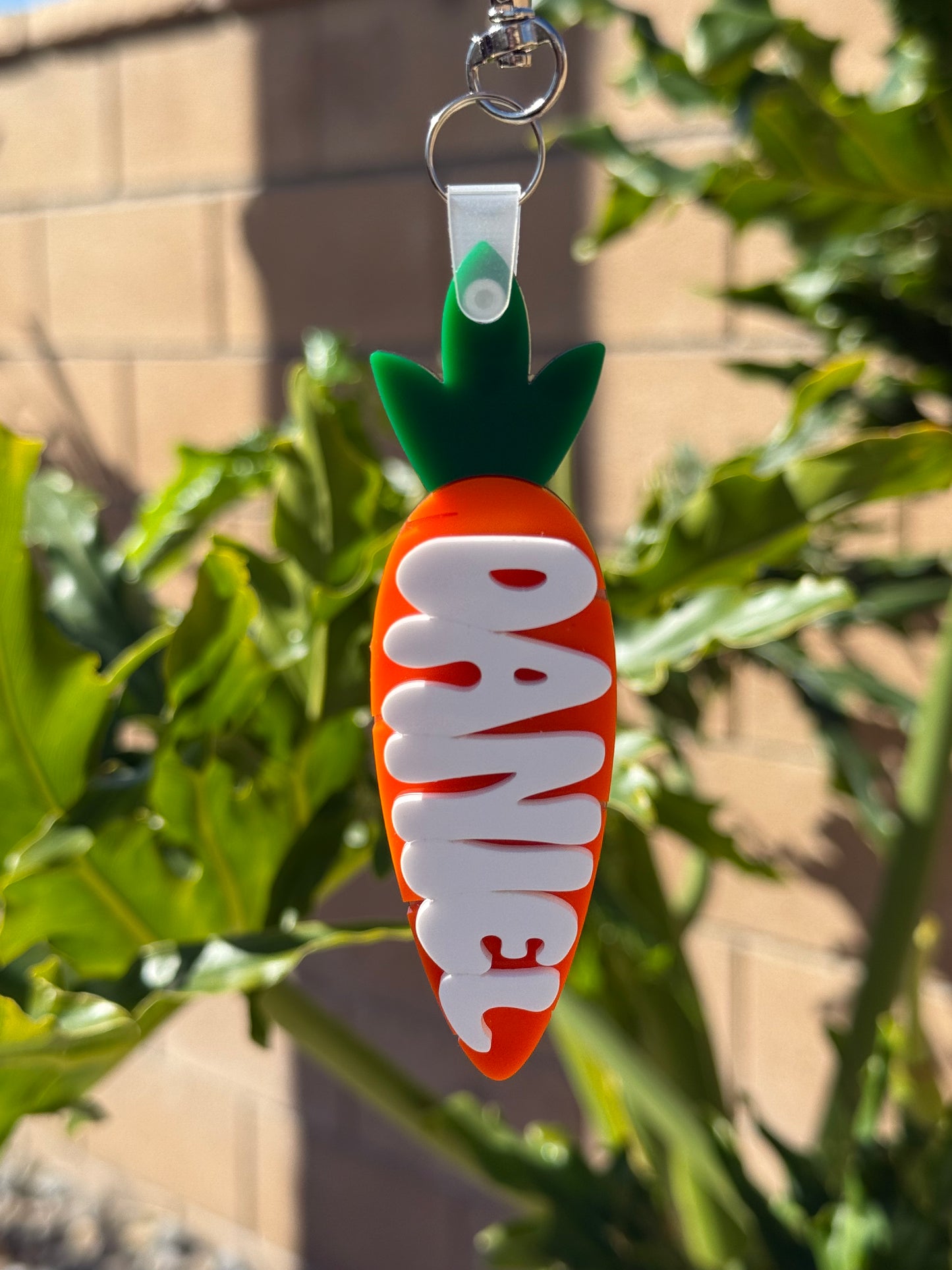 Easter Bag Tag - Carrot